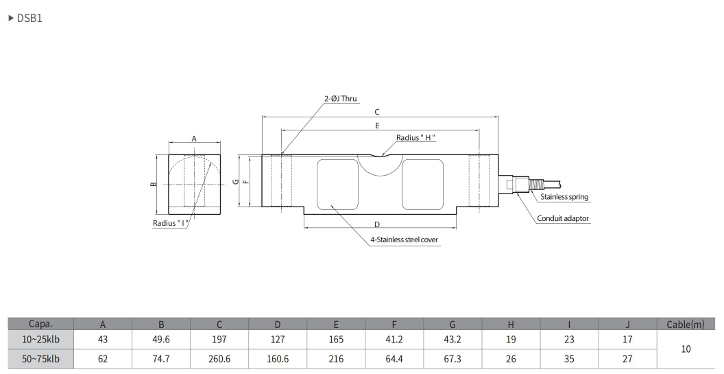 DSB1-10kgf