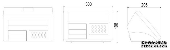 耀華XK3190-DS3q1 數(shù)字稱重顯示控制器產(chǎn)品尺寸